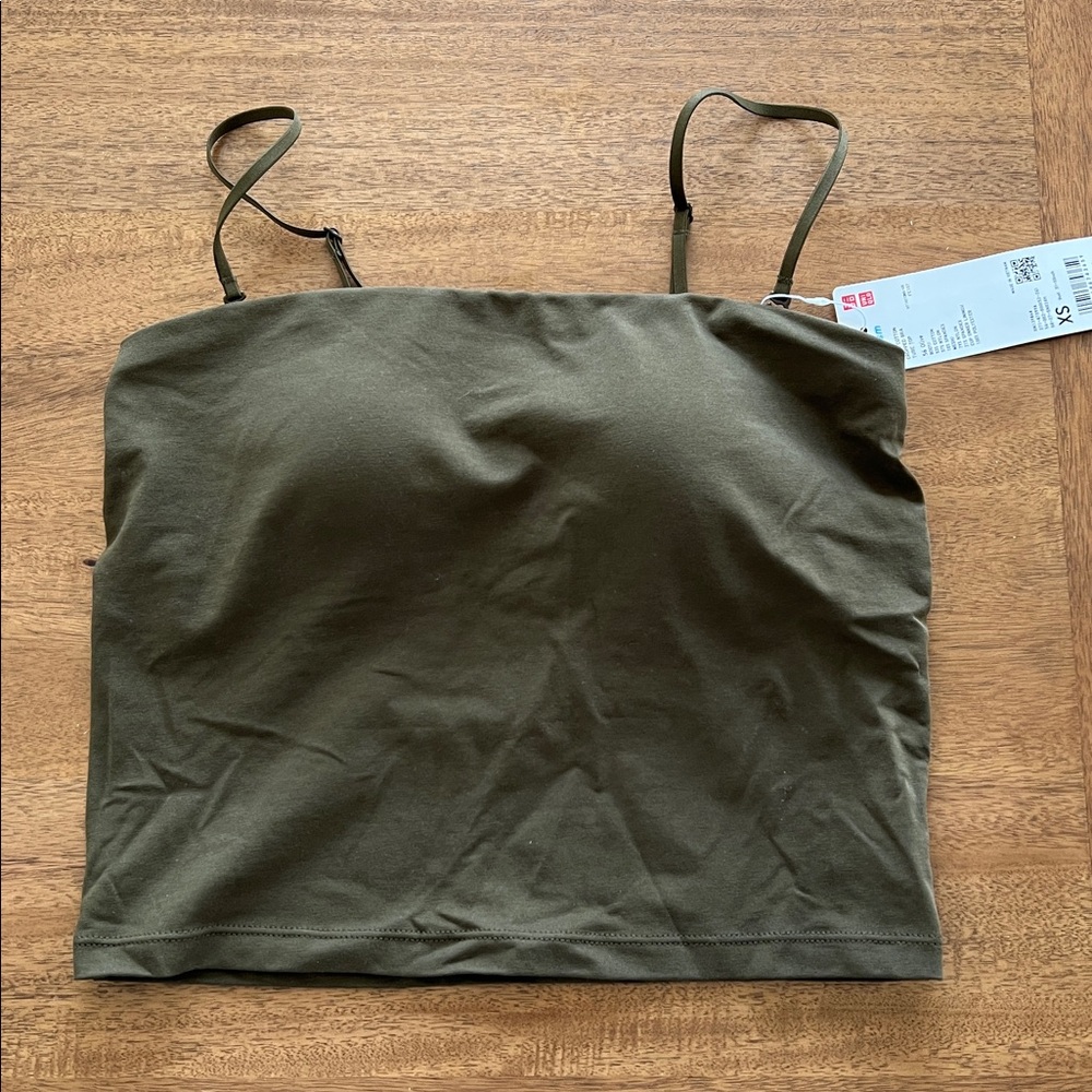 Uniqlo Olive Women's Camisole Top